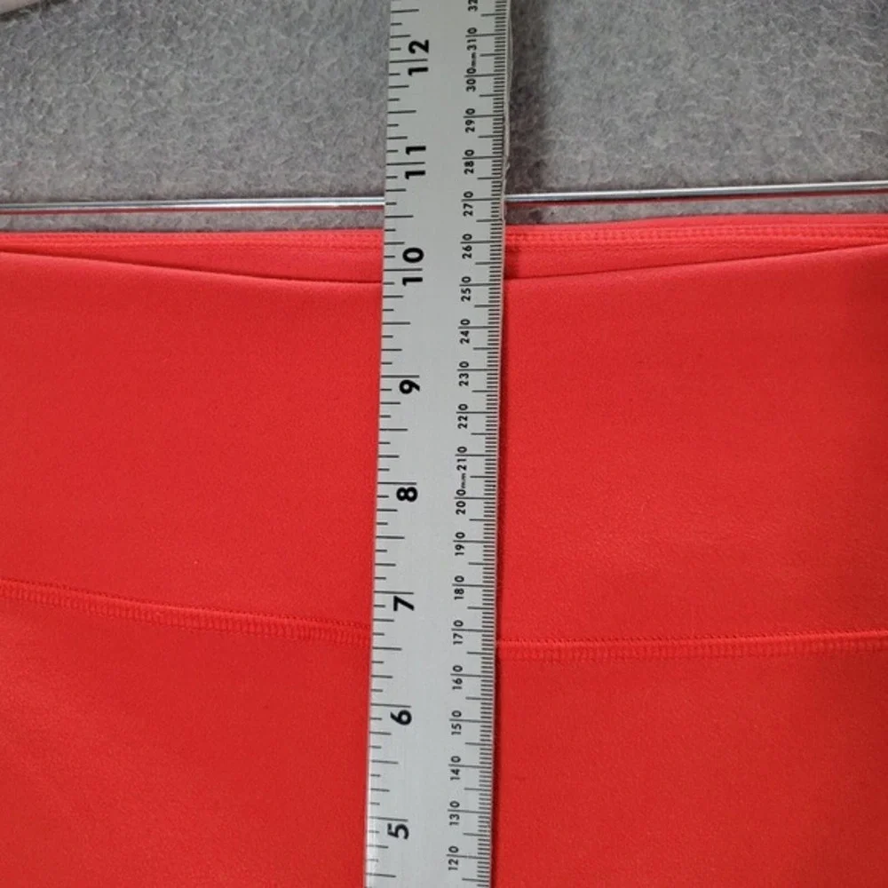 Nike Go Women Activewear Pants Large Red Cropped Legging‎ Tour Performance